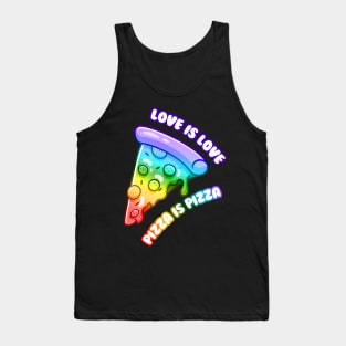 Pizza raimbow Tank Top